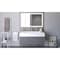 Castello Usa Nile 48" Wall Mounted Gray Vanity With White Top AndAnd Gold Handles CB-MC-48G-GLD-2053-WH - alternate 5